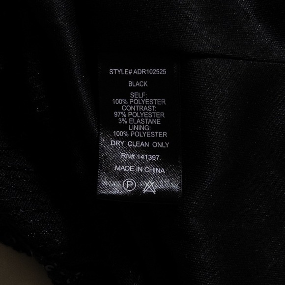 ASTR The Label Dress Womens Large Black All Over Sequins Draped Back Party Club - Picture 10 of 10